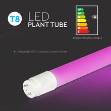 Cargar imagen en el visor de la galería, V-TAC SMD TUBO LED T8 G13 18W LAMPADINA 120CM X ALIMENTI
