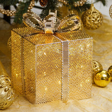 Carica l&#39;immagine nel visualizzatore di Gallery, Pacco Regalo rame o champagne, 40 led bianco caldo
