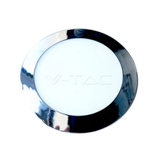 Cargar imagen en el visor de la galería, V-TAC  PANNELLO LED ROTONDO 6W SMD CROMATO CON DRIVER
