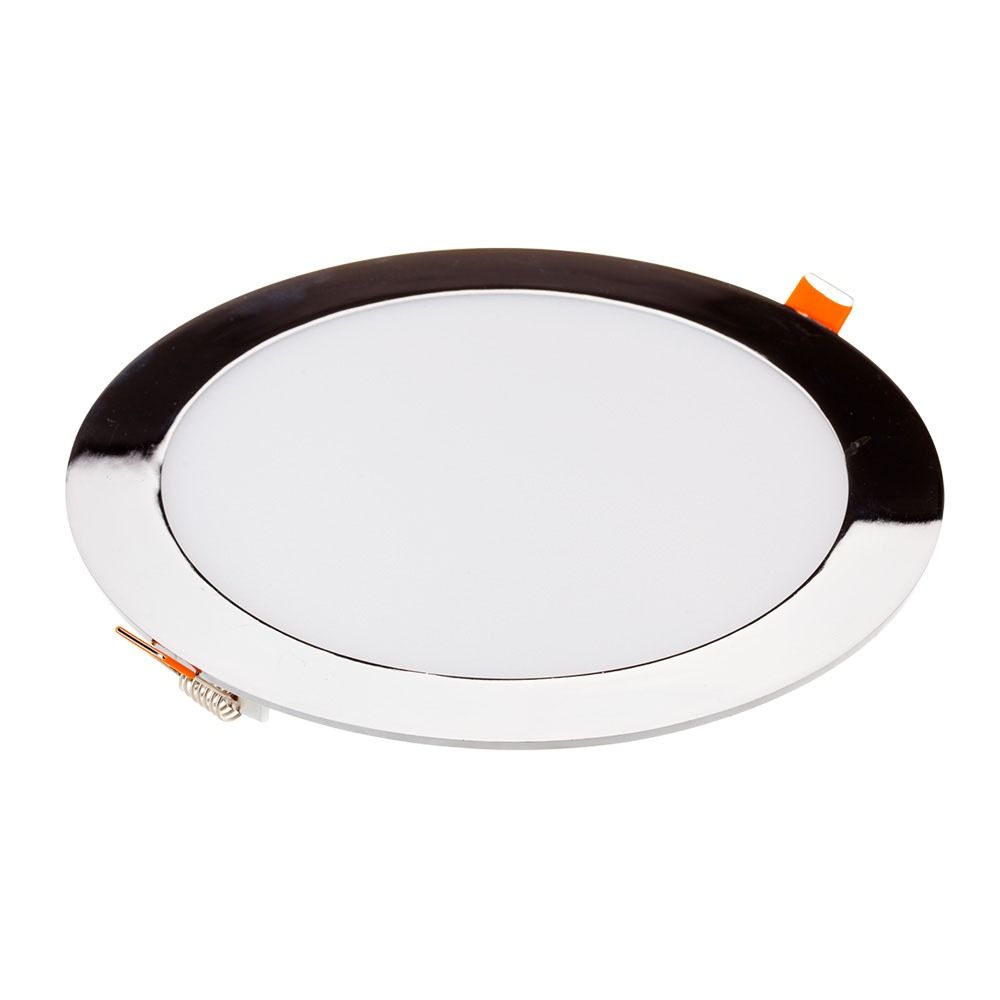 V-TAC RD PANNELLO LED ROTONDO 12W SMD CROMATO CON DRIVER