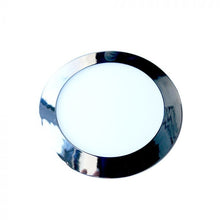 Carica l&#39;immagine nel visualizzatore di Gallery, V-TAC PANNELLO LED ROTONDO 24W SMD CROMATO DA INCASSO CON DRIVER
