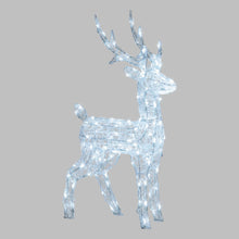 Carica l&#39;immagine nel visualizzatore di Gallery, Renna luminosa in acrilico, 180 led bianco freddo
