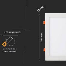 Carica l&#39;immagine nel visualizzatore di Gallery, V-TAC PANNELLO LED  30W SMD DA INCASSO CON DRIVER
