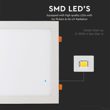 Carica l&#39;immagine nel visualizzatore di Gallery, V-TAC PANNELLO LED  30W SMD DA INCASSO CON DRIVER
