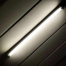 Carica l&#39;immagine nel visualizzatore di Gallery, V-TAC PLAFONIERA SINGOLA CON TUBO LED NANO PLASTIC T8 G13 18W CHIP SAMSUNG LAMPADINA 120CM
