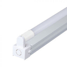 Carica l&#39;immagine nel visualizzatore di Gallery, V-TAC PLAFONIERA SINGOLA CON TUBO LED NANO PLASTIC T8 G13 18W CHIP SAMSUNG LAMPADINA 120CM
