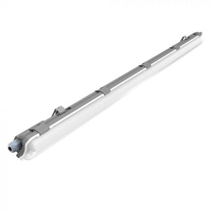 V-TAC PLAFONIERA SINGOLA CON TUBO LED T8 G13 18W LAMPADINA 120CM