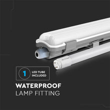 Carica l&#39;immagine nel visualizzatore di Gallery, V-TAC PLAFONIERA SINGOLA CON TUBO LED T8 G13 22W LAMPADINA 150CM
