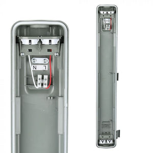 V-TAC PLAFONIERA DOPPIA CON TUBO LED T8 G13 2X10W LAMPADINA 60CM