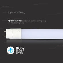Carica l&#39;immagine nel visualizzatore di Gallery, V-TAC SMD TUBO LED NANO PLASTIC T8 G13 15W LAMPADINA 150CM
