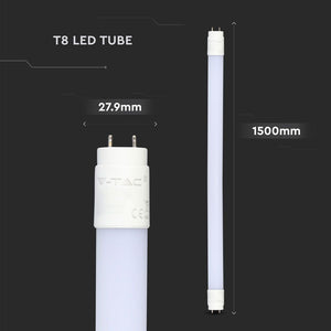 V-TAC PRO TUBO LED NANO PLASTIC T8 G13 22W CHIP SAMSUNG LAMPADINA 150CM