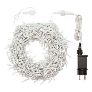 Stalattite 5,04 x h 96 cm, 270 MiniLED bianco freddo, cavo bianco