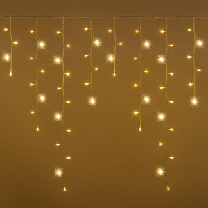 Stalattite 5,04 x h 96 cm, 270 MiniLED bianco caldo, cavo bianco