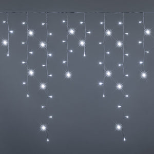 Stalattite 5,04 x h 96 cm, 270 MiniLED bianco freddo, cavo bianco