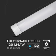 Cargar imagen en el visor de la galería, V-TAC TUBO LED PRISMATICO PLAFONIERA 60W LAMPADINA 180CM CHIP SAMSUNG
