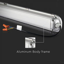 Cargar imagen en el visor de la galería, V-TAC TUBO LED PLAFONIERA 60W LAMPADINA 120CM IMPERMEABILE CON CHIP SAMSUNG
