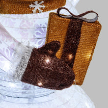 Cargar imagen en el visor de la galería, Pupazzo di Neve ripiegabile h 185 cm, led bianco freddo
