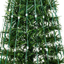 Cargar imagen en el visor de la galería, Albero conico ripiegabile in finto pino h. 180 cm, 304 Gocce di luce led RGB cambiacolore
