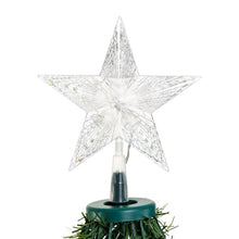 Cargar imagen en el visor de la galería, Albero conico ripiegabile in finto pino h. 180 cm, 304 Gocce di luce led RGB cambiacolore
