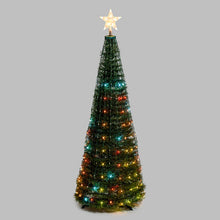 Carica l&#39;immagine nel visualizzatore di Gallery, Albero conico ripiegabile h. 150 cm, Gocce di Luce RGB
