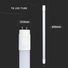 Cargar imagen en el visor de la galería, V-TAC PRO TUBO LED NANO PLASTIC T8 G13 10W RUOTABILE CHIP SAMSUNG LAMPADINA 60CM
