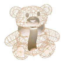 Cargar imagen en el visor de la galería, Orsetto Teddy Bear seduto, h. 27 cm, led bianco caldo

