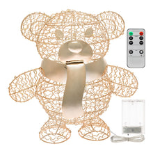 Cargar imagen en el visor de la galería, Orsetto Teddy Bear, h. 27 cm, led bianco caldo
