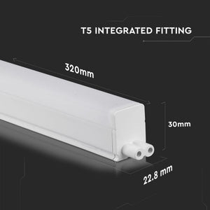 V-TAC TUBO LED T5 CHIP SAMSUNG PLAFONIERA RACCORDABILE 4W LAMPADINA 30CM