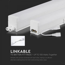 Carica l&#39;immagine nel visualizzatore di Gallery, V-TAC TUBO LED T5 CHIP SAMSUNG PLAFONIERA RACCORDABILE 4W LAMPADINA 30CM

