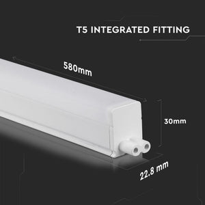 V-TAC TUBO LED T5 CHIP SAMSUNG PLAFONIERA RACCORDABILE 7W LAMPADINA 60CM