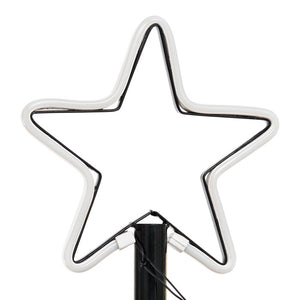 Albero conico ripiegabile con 2800 led bianco caldo, h 280 cm