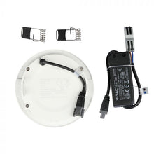Cargar imagen en el visor de la galería, V-TAC PANNELLO LED 6W SMD DA INCASSO CON DRIVER CON CHIP SAMSUNG
