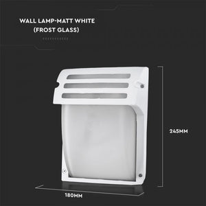 V-TAC PORTALAMPADA DA GIARDINO WALL LIGHT DA MURO PER LAMPADINE E27