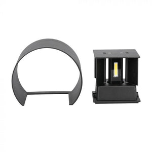 V-TAC LAMPADA DA MURO WALL LIGHT CON DOPPIO LED COB 6W