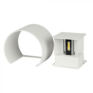 V-TAC LAMPADA DA MURO WALL LIGHT CON DOPPIO LED COB 6W