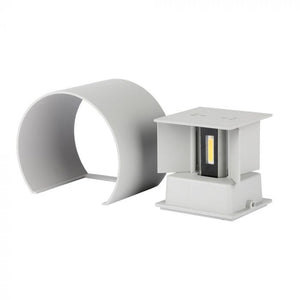 V-TAC LAMPADA DA MURO WALL LIGHT CON DOPPIO LED COB 6W