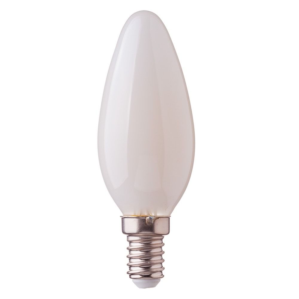 V-TAC LAMPADINA LED E14 4W CANDELA CROSS FILAMENT WHITE