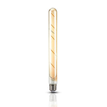 Carica l&#39;immagine nel visualizzatore di Gallery, V-TAC LAMPADINA LED E27 5W TUBOLARE 5 FILAMENTI AMBRATA
