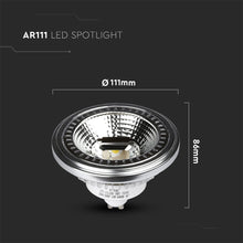 Carica l&#39;immagine nel visualizzatore di Gallery, V-TAC LAMPADINA LED AR111 GU10  FARETTO DIMMERABILE 40°

