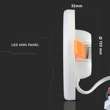 Cargar imagen en el visor de la galería, V-TAC PANNELLO LED ROTONDO 12W SMD DA INCASSO REGOLABILE CON DRIVER CON CHIP SAMSUNG
