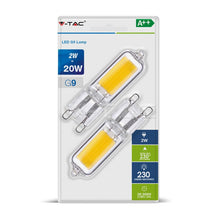 Carica l&#39;immagine nel visualizzatore di Gallery, V-TAC LAMPADINA LED G9 2W BULB IP44
