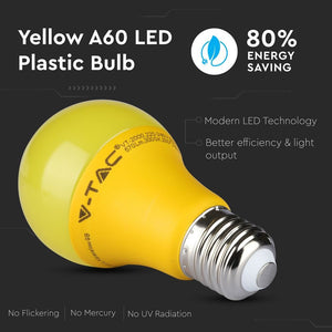 V-TAC LAMPADINA LED E27 9W BULB A60 COLORATA