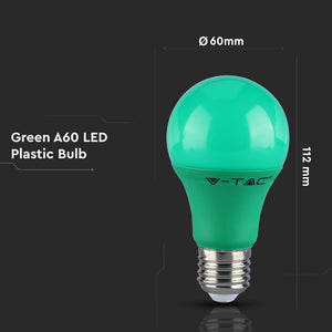 V-TAC LAMPADINA LED E27 9W BULB A60 COLORATA