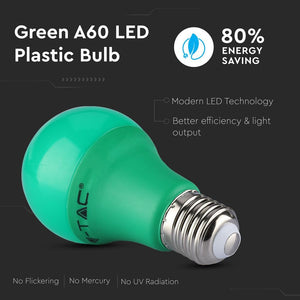 V-TAC LAMPADINA LED E27 9W BULB A60 COLORATA