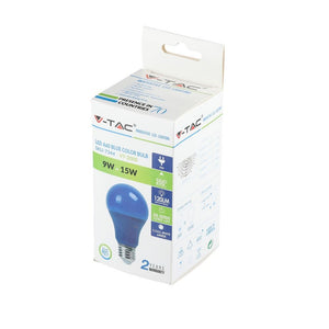 V-TAC LAMPADINA LED E27 9W BULB A60 COLORATA