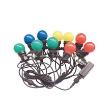 Carica l&#39;immagine nel visualizzatore di Gallery, V-TAC CATENA DA 20 LAMPADINE LED MINI GLOBO BIANCHE PER INTERNO E ESTERNO
