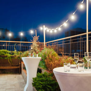 V-TAC CATENA DA 20 LAMPADINE LED MINI GLOBO BIANCHE PER INTERNO E ESTERNO