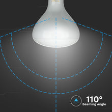 Carica l&#39;immagine nel visualizzatore di Gallery, V-TAC LAMPADINA LED E27 8W BULB REFLECTOR R125 FILAMENT DIMMERABILE
