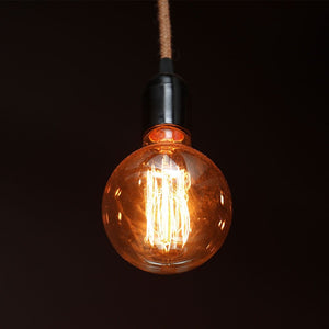 V-TAC LAMPADINA LED E27 4W GLOBO G125 AMBRATA CON INCISIONI LASER