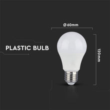 Carica l&#39;immagine nel visualizzatore di Gallery, V-TAC  LAMPADINA LED E27 12W BULB A60 CRI ≥95
